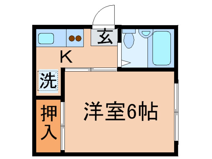 間取図 ハイツ中村