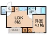 Ｆ　ａｓｅｃｉａ　ｍｉｎｏｓ 1LDKの間取り