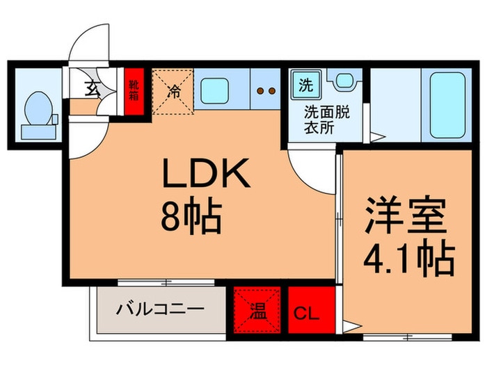 間取り図 Ｆ　ａｓｅｃｉａ　ｍｉｎｏｓ