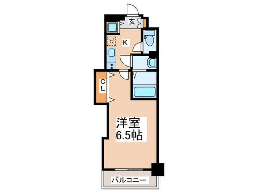 間取図 Ｌｕｘｅ難波西Ⅰ