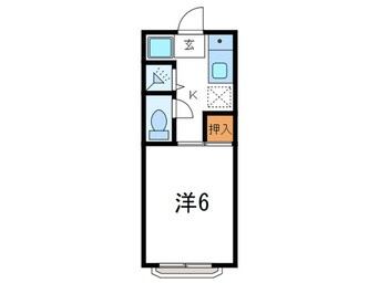 間取図 サンハイツ勝野