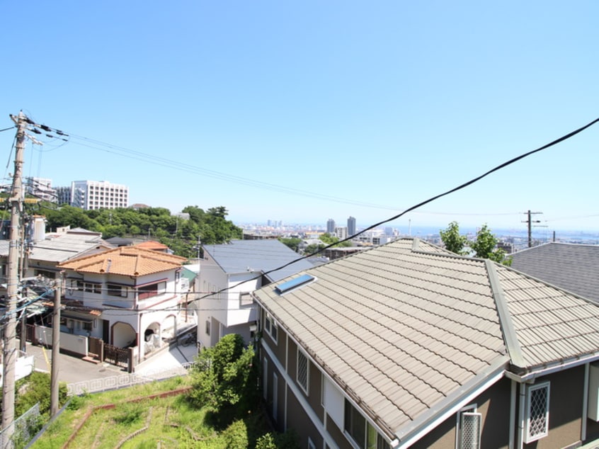 室内からの展望 サンハイツ勝野