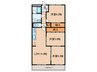 宇治大久保コープ(611) 3LDKの間取り