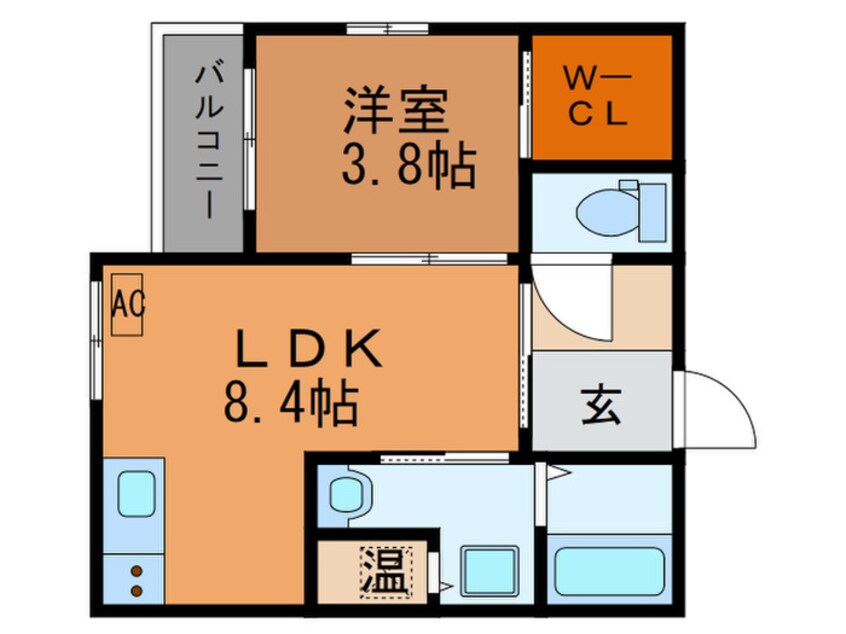 間取図 ALEGRIA古川橋