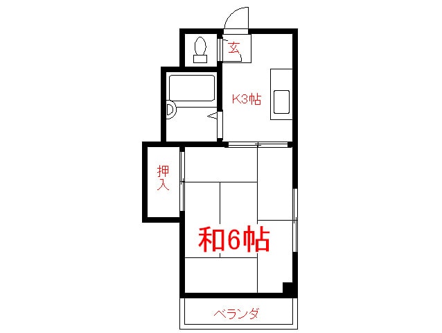 間取り図 我孫子グランドハイツ