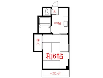 間取図 我孫子グランドハイツ