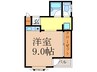 ロ－ズコ－ポ 1Rの間取り