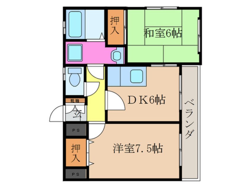 間取図 DAKOTA　HOUSE