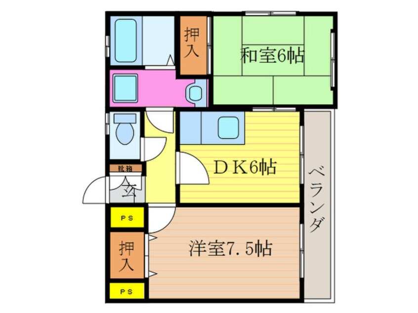 間取図 DAKOTA　HOUSE