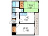 DAKOTA　HOUSE 2DKの間取り