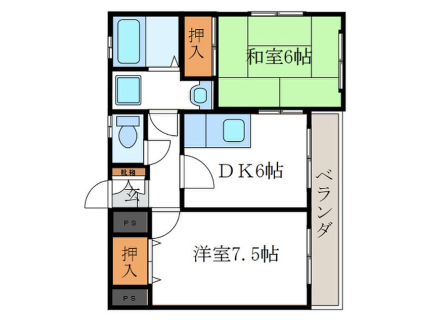 間取図 DAKOTA　HOUSE