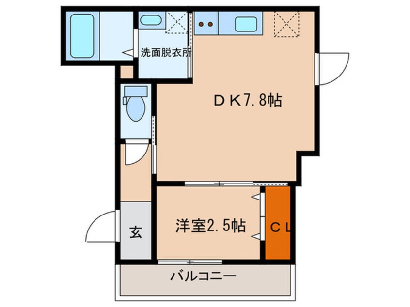 間取図 御船D-room