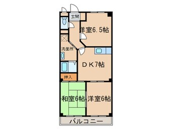 間取図 コーポラス栄