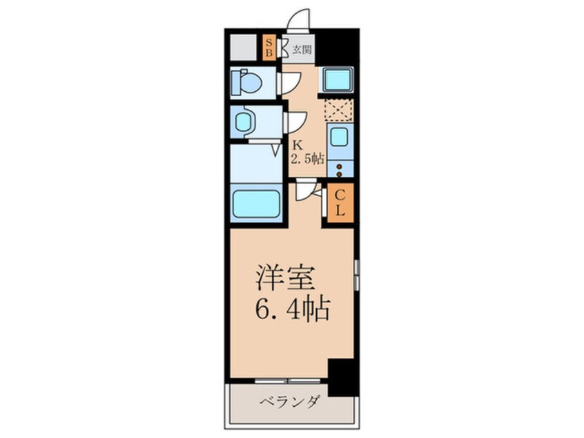 間取図 フレアコート梅田