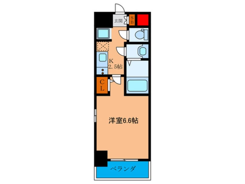 間取図 フレアコート梅田