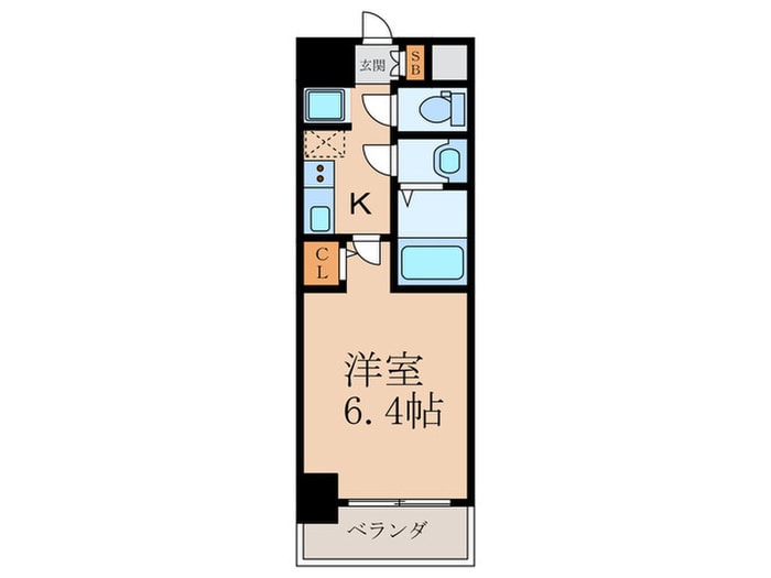 間取り図 フレアコート梅田