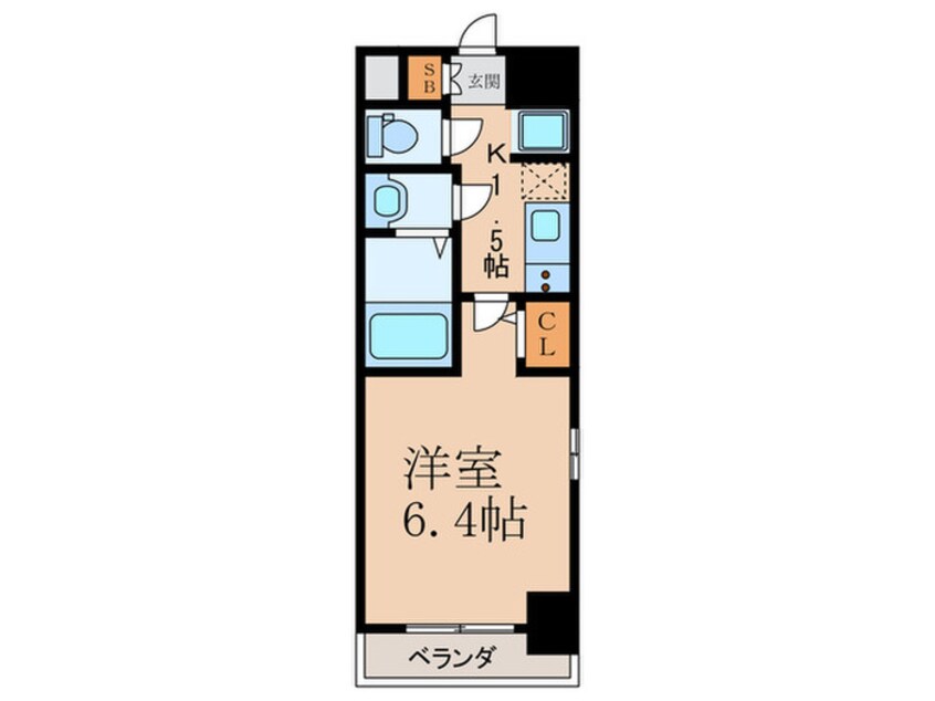 間取図 フレアコート梅田