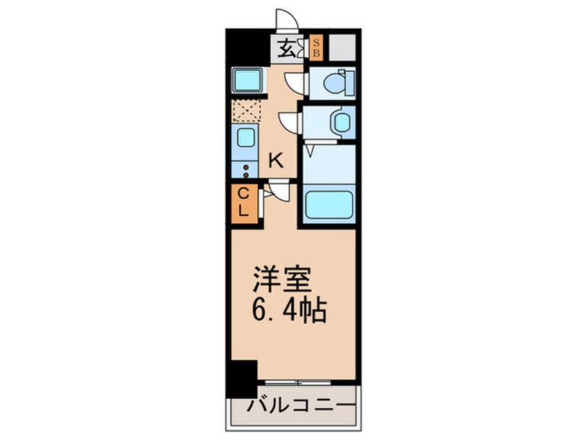 間取図 フレアコート梅田