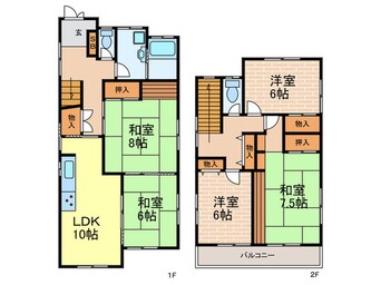 間取図 西宮市深谷町貸戸建