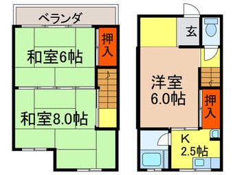 間取図 女郎花マンション