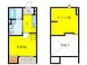 クレアーレ雅 1Rの間取り