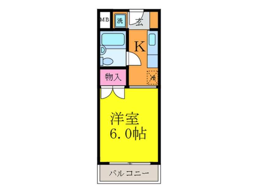 間取図 ゼンコウコ－ポラス３