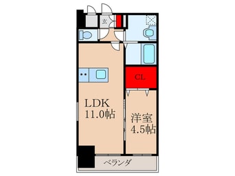 間取図 CROSS　COURT高槻富田駅前