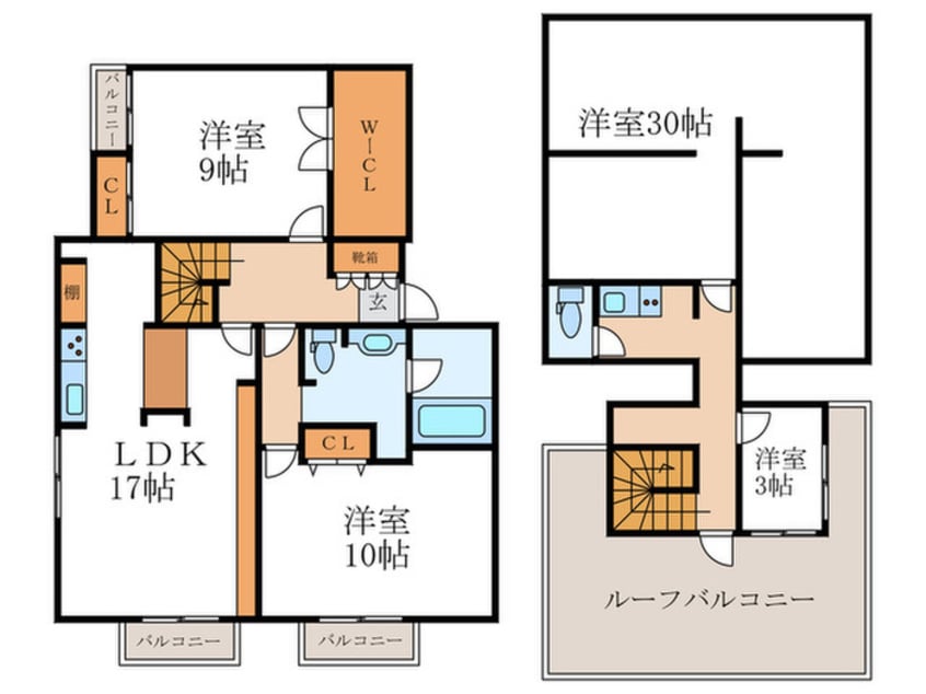 間取図 Ｅａｓｔ　Ｂｅｌｌ