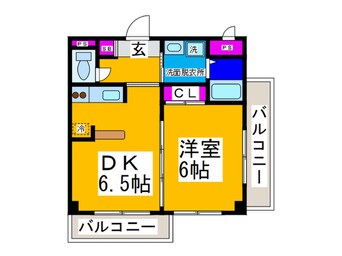 間取図 ベルメゾン