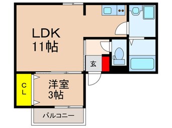間取図 LaLaくずは