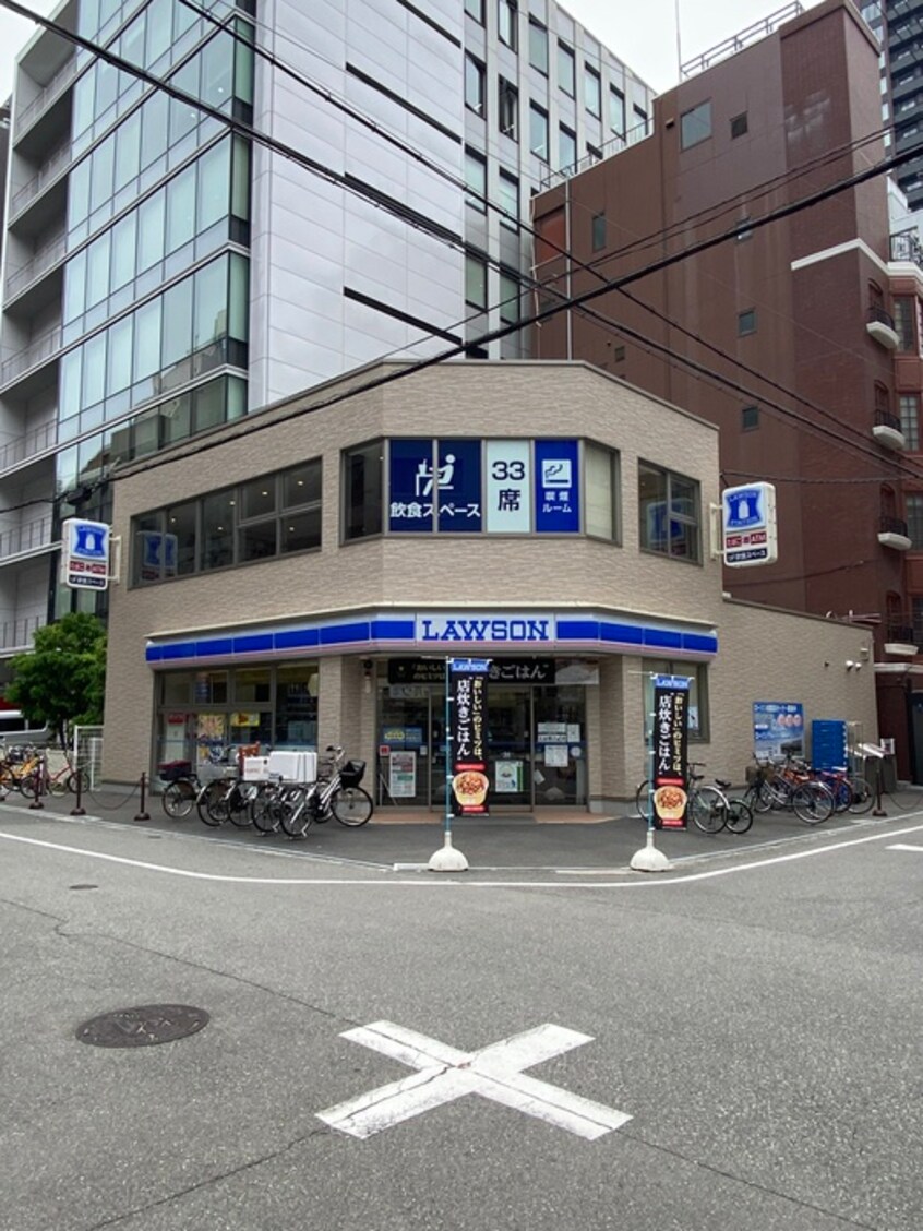 ローソン(コンビニ)まで140m プレール・ドゥーク堺筋本町Q