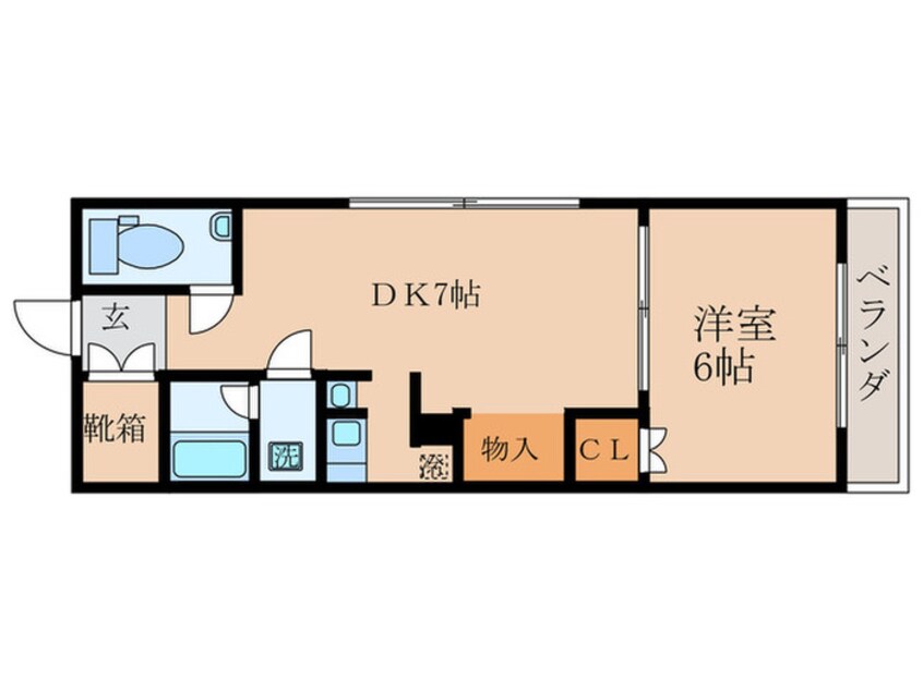 間取図 パインベルテ御陵