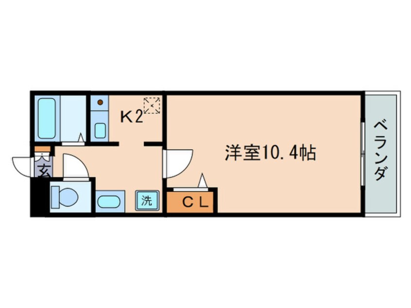 間取図 ヴィラクサツ