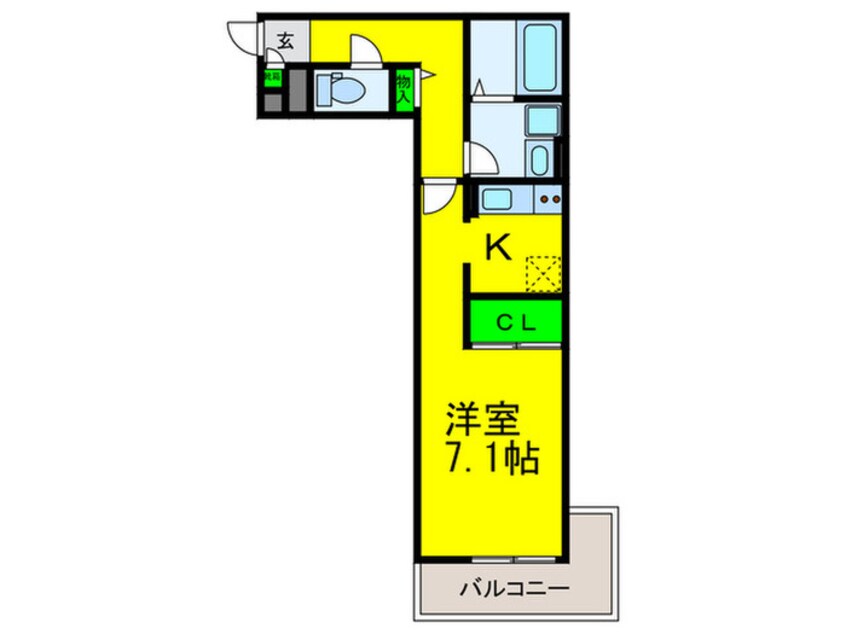 間取図 セジュールたまで