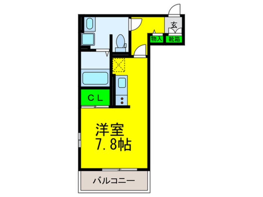 間取図 セジュールたまで