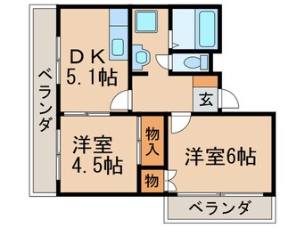 間取図 サニ－クレスト