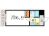 ルミエール末広 1Kの間取り