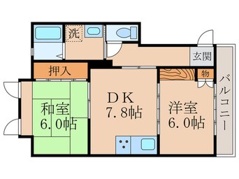 間取図 フルクサス丹波橋