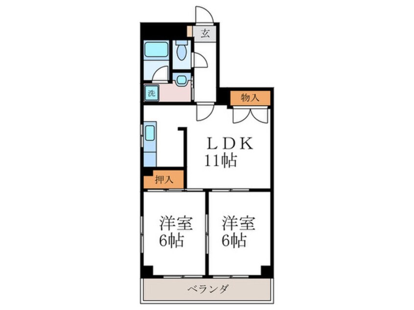 間取図 Uresidence二条城