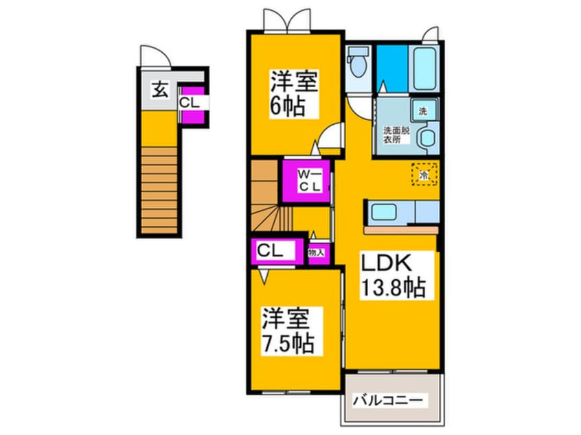 間取図 ヴィティス・ハイツ