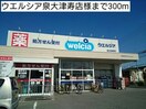 ウエルシア泉大津寿店(ドラッグストア)まで300m クラール