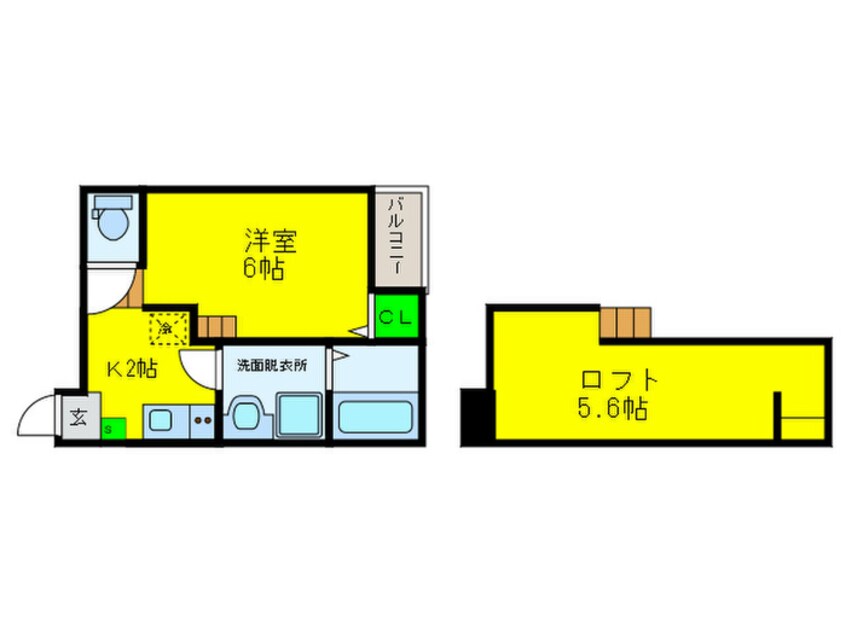 間取図 ハーモニーテラス住吉