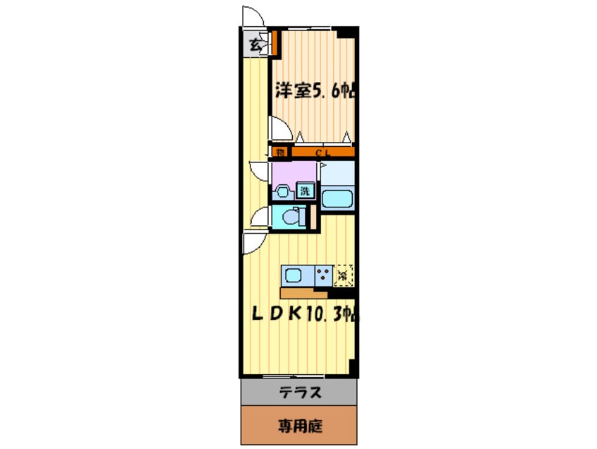間取図 ラ・ボンボニエール