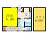 パロス江坂垂水町 1Kの間取り
