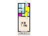 アサコート 1Kの間取り