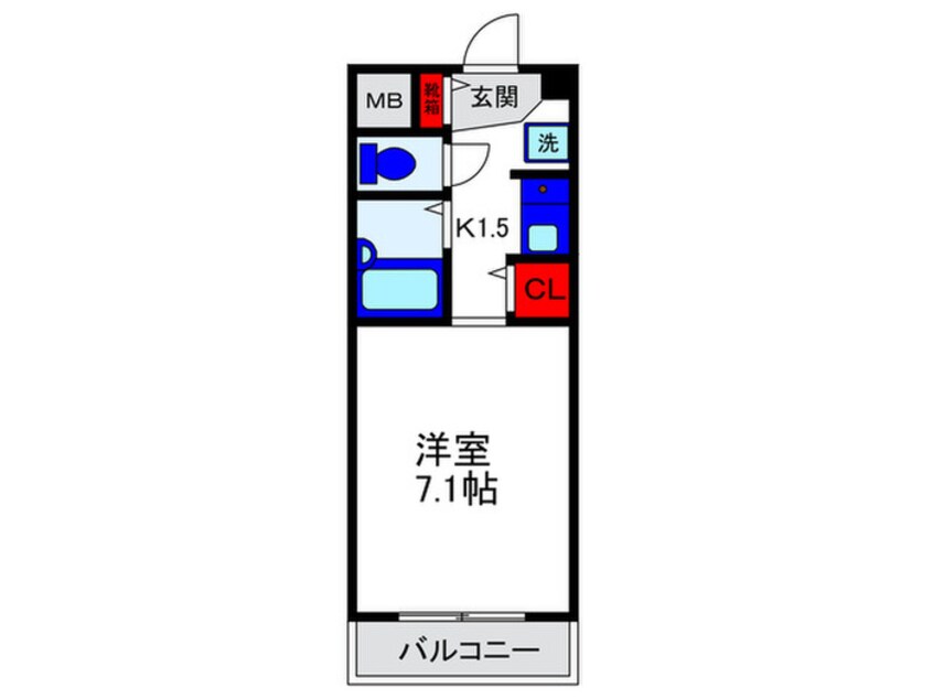 間取図 アミティエ曽根