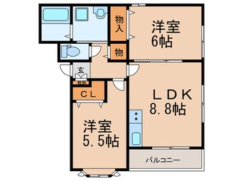 間取図 サニーコート小曽根