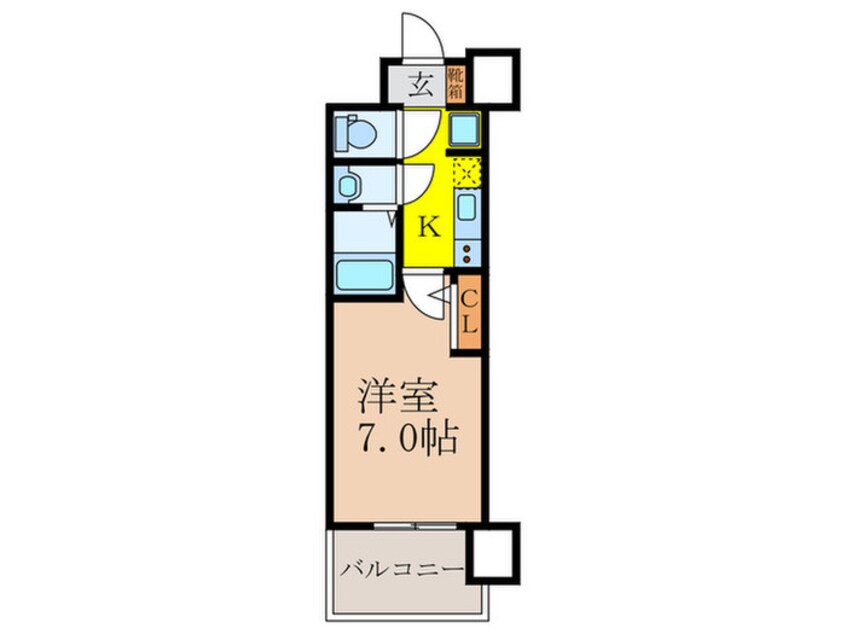 間取図 セレニテ新大阪プリエ