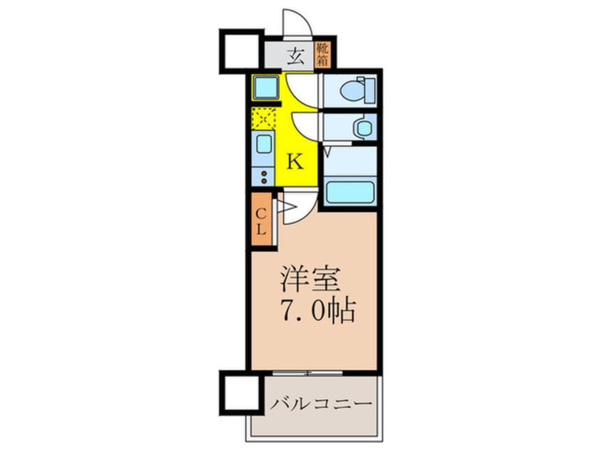 間取図 セレニテ新大阪プリエ