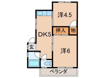 間取図 ハイツ東町